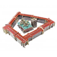 Rila Monastery - puzzle 3D din lemn Robotime